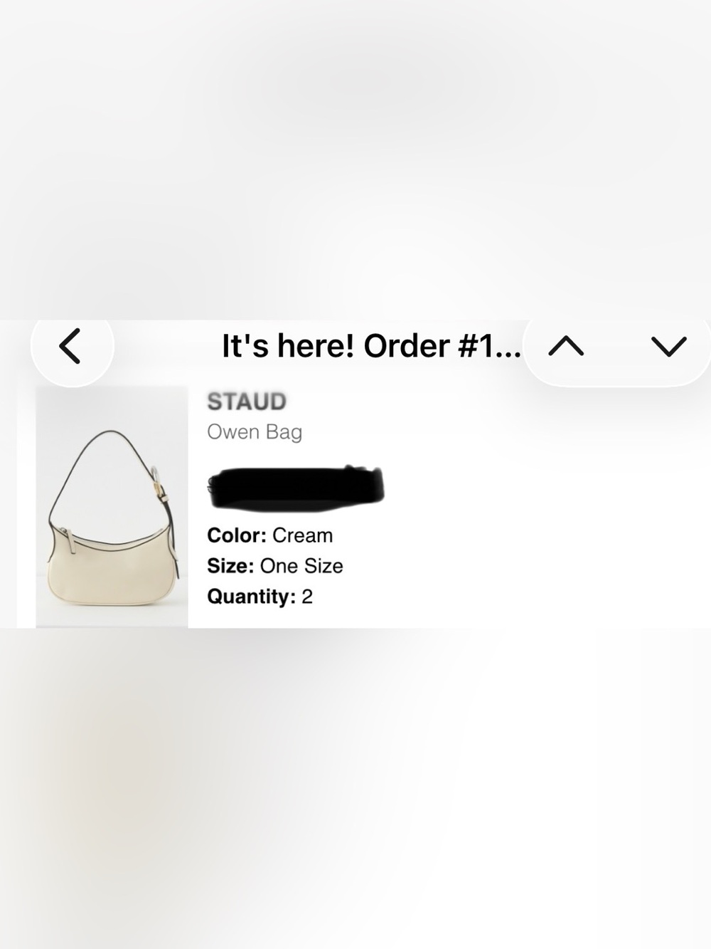 New • STAUD Owen bag in cream - Picture 11 of 12